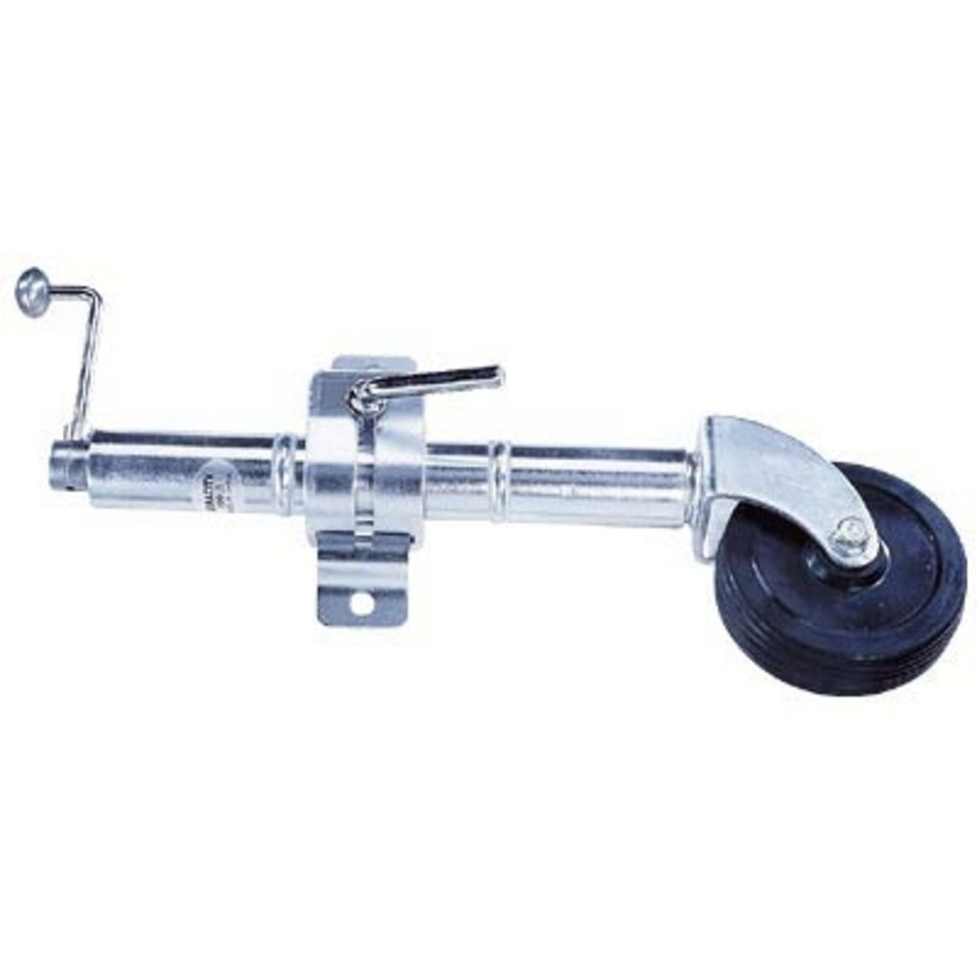 Fixed trailer jack with wheel northern tool